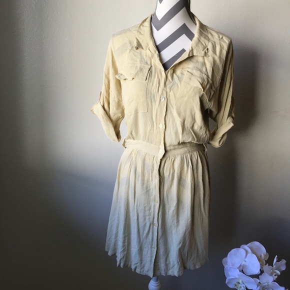 Cleobella Yellow mini Dress Size S Revolve Anthro - Picture 4 of 4